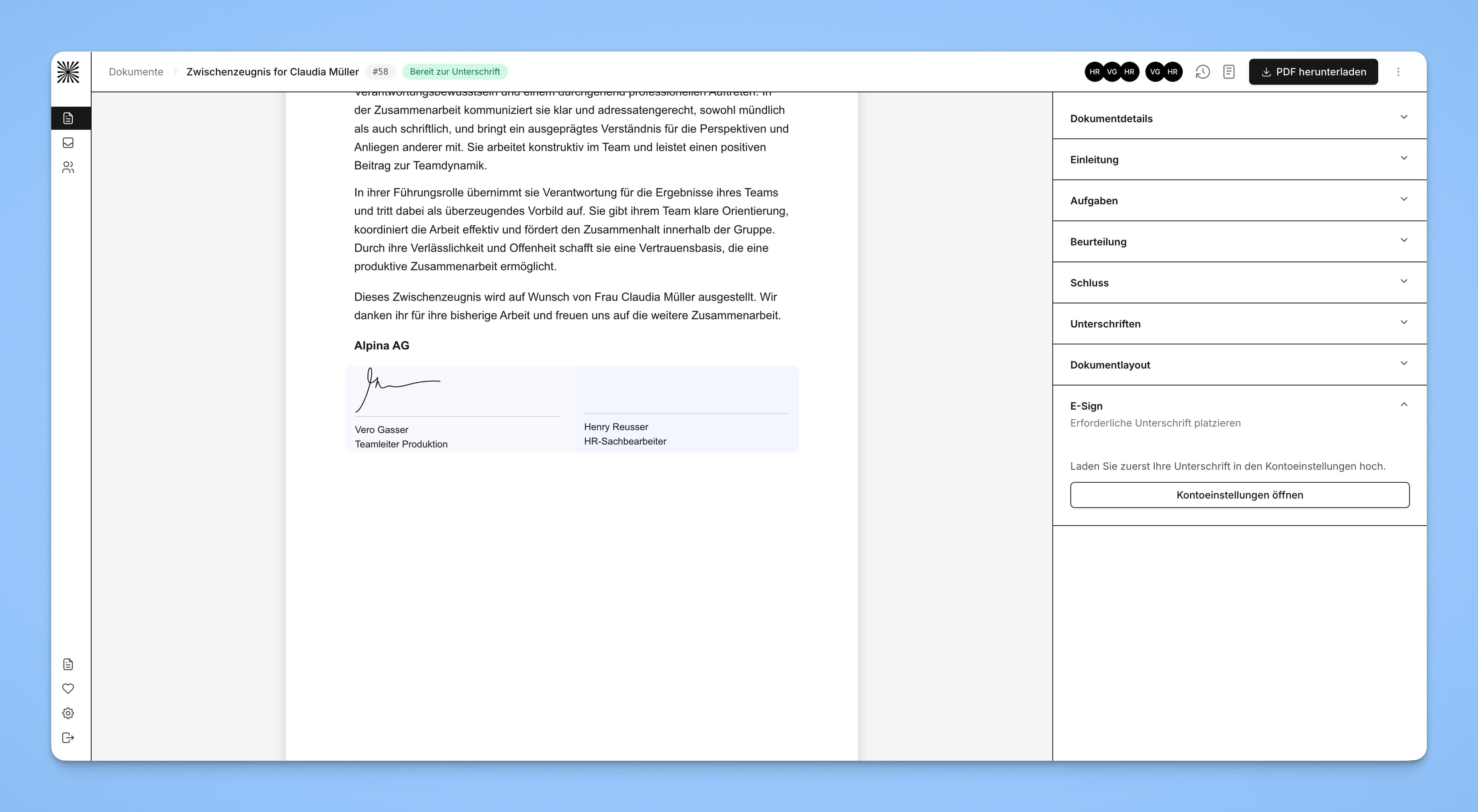 Simple Electronic Signature
